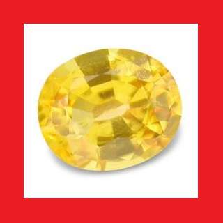 SAPPHIRE (NATURAL AFRICA) - RICH YELLOW OVAL FACET - 0.50cts