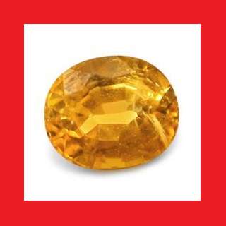 SAPPHIRE (NATURAL AFRICA) - RICH GOLDEN OVAL FACET - 0.74cts
