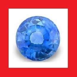 SAPPHIRE (NATURAL SRI LANKA) -  CORNFLOWER BLUE ROUND FACET - 0.185cts