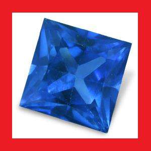 Sapphire (Natural Australia) - Greenish Blue Princess Facet - 0.09cts
