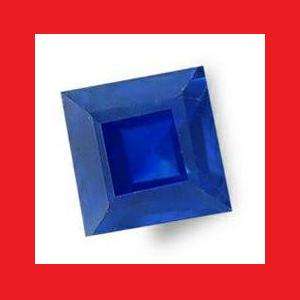 Sapphire (Africa) - Vivid Blue Square Facet - +/-0.06cts