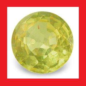 Sapphire (Africa) - Canary Yellow Round Facet - 0.28cts