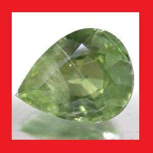 Sapphire (Natural Africa) - Medium Green Pear Facet - 0.73cts