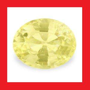 SAPPHIRE (Sri Lanka) - LIGHT CANARY YELLOW OVAL FACET - 0.33cts
