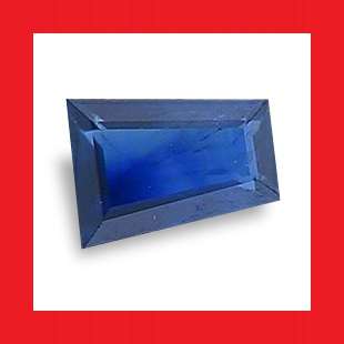 Sapphire (Africa) - Fine Blue Tapered Baguette Facet - 0.130cts
