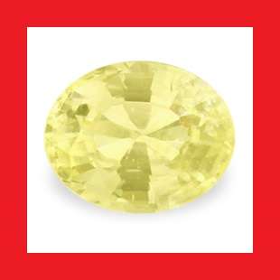 SAPPHIRE (Sri Lanka) - Canary Yellow Oval Facet - 0.28cts