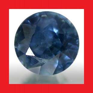 Sapphire - Faceted Round Shape - 0.135cts