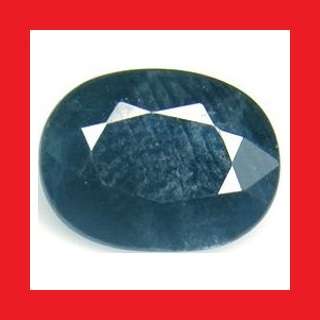 Sapphire (Natural Africa) - Deep Blue Oval Facet - 0.515cts