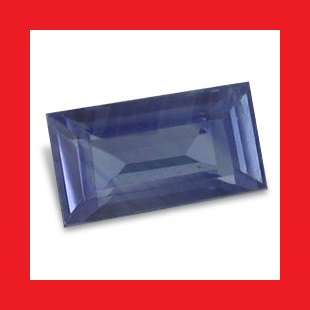 SAPPHIRE (NATURAL CEYLON) -  CORNFLOWER BLUE BAGUETTE FACET - 0.09cts