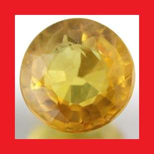 SAPPHIRE (NATURAL THAILAND) - FINE HONEY YELLOW ROUND CUT - 0.495cts