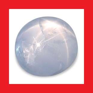 STAR SAPPHIRE - BLUE OVAL CABOCHON - 0.965cts