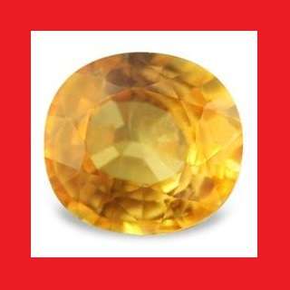 SAPPHIRE (NATURAL CEYLON) - YELLOW OVAL FACET - 0.585cts