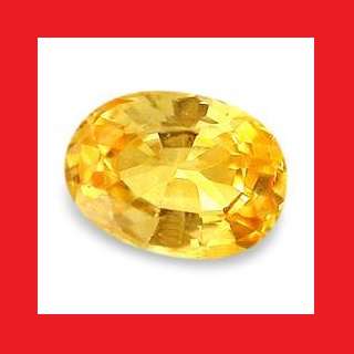 SAPPHIRE (NATURAL CEYLON) - YELLOW OVAL FACET - 0.37cts