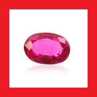 SPINEL (Myanmar) - Rich Fire Pink Oval Facet - 0.465cts