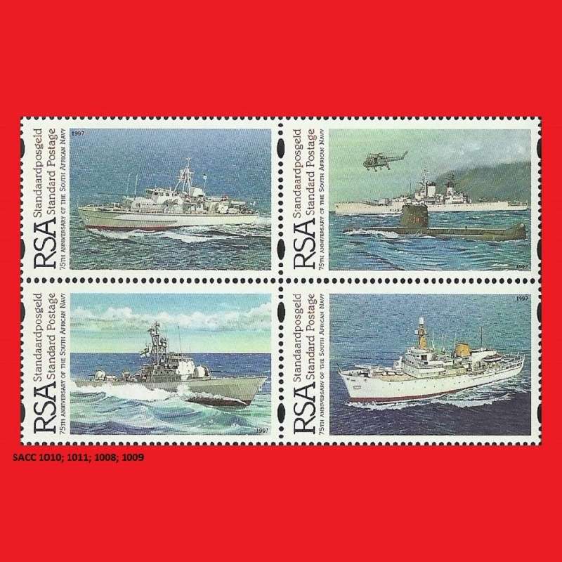 SA Navy 75th Anniversary SACC 1008-11 1997/04/01