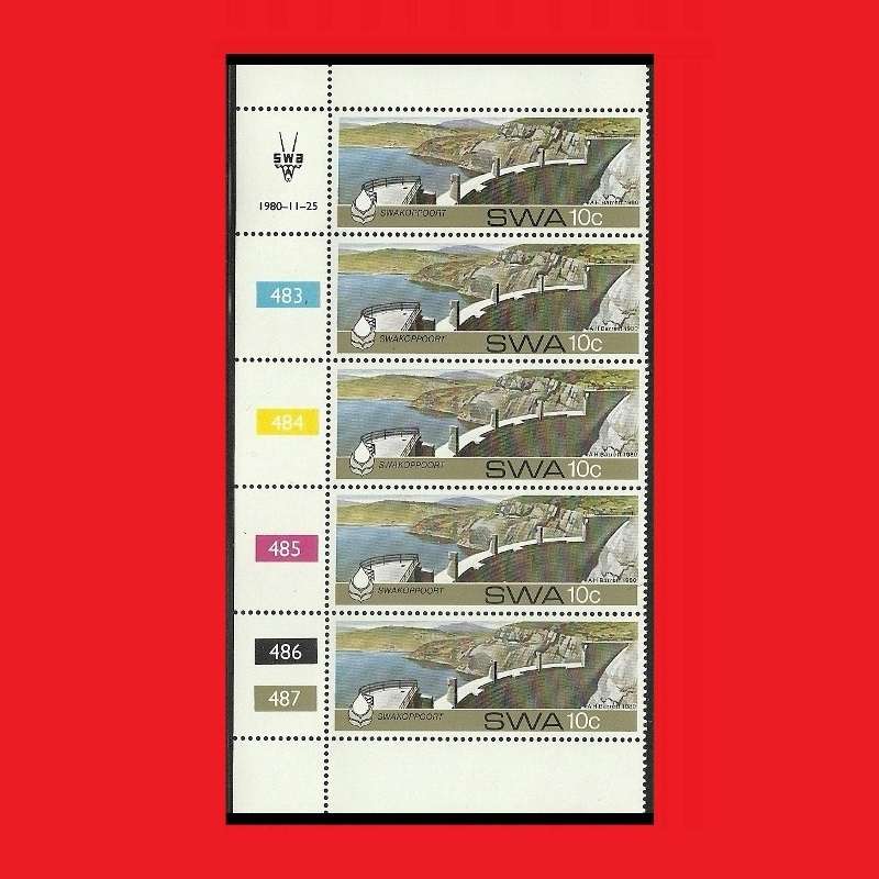 SWA Water Conservation Dams Control Strips 1980 SACC 378-381 1980/11/25