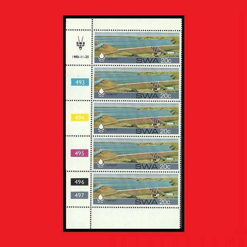 SWA Water Conservation Dams Control Strips 1980 SACC 378-381 1980/11/25