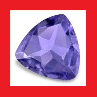 TANZANITE - VIOLET BLUE TRILLIANT FACET - 0.15cts