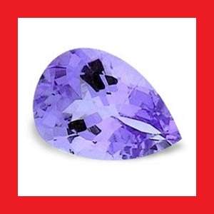 TANZANITE - PURPLE BLUE PEAR FACET - 0.13cts