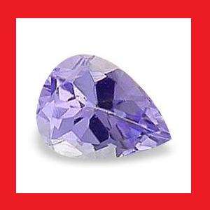 TANZANITE - PURPLE BLUE PEAR FACET - 0.17cts