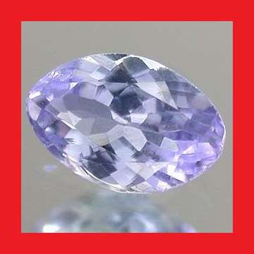 TANZANITE - VIOLET BLUE OVAL FACET - 0.39cts