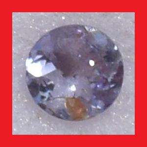 TANZANITE - BLUE VIOLET ROUND FACET - 0.305cts