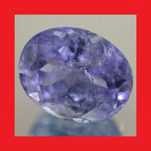 TANZANITE - VIOLET BLUE OVAL FACET - 2.01cts