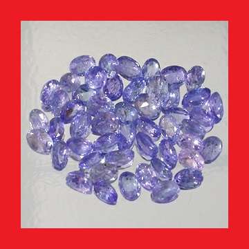 TANZANITE PARCEL - 50 x OVAL FACET - 8.07cts