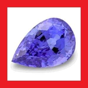 TANZANITE - PURPLE BLUE PEAR FACET - 0.11cts