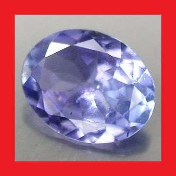 TANZANITE - VIOLET BLUE OVAL FACET - 0.35cts