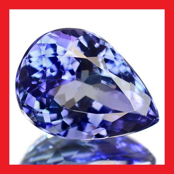 Tanzanite [D-Block] - Faceted Pear Shape - 2.41cts