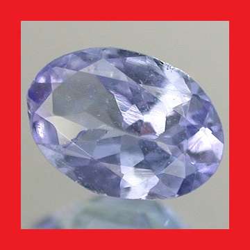 TANZANITE - TOP VIOLET BLUE OVAL FACET - 0.50cts