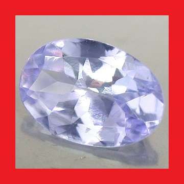 TANZANITE - TOP VIOLET BLUE OVAL FACET - 0.490cts