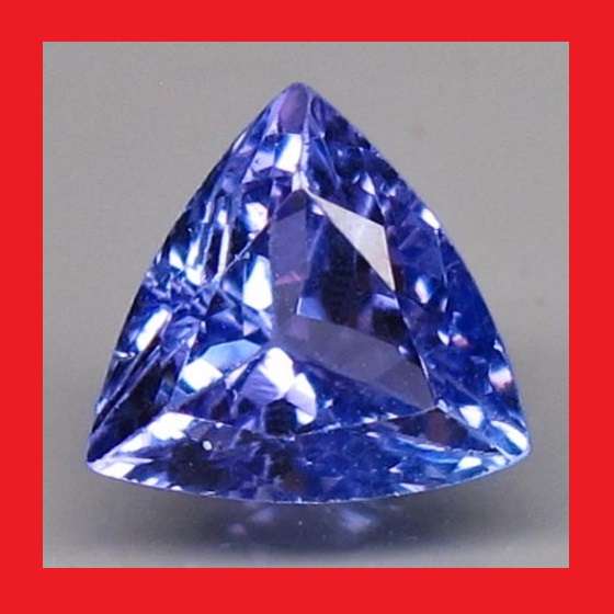 TANZANITE - BLUE VIOLET TRILLIANT FACET - 0.72cts