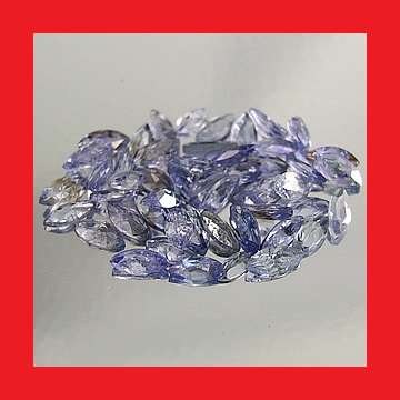 TANZANITE PARCEL - 26 x VIOLET BLUE MARQUISE CUT - 3.10cts