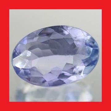 TANZANITE - TOP VIOLET BLUE OVAL FACET - 0.495cts