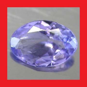 TANZANITE - TOP VIOLET BLUE OVAL FACET - 0.320cts