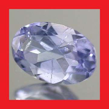 TANZANITE - TOP VIOLET BLUE OVAL FACET - 0.460cts