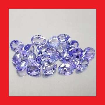 TANZANITE PARCEL - 20 x OVAL FACET - 2.75cts