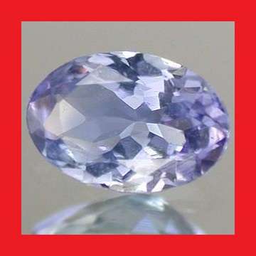 TANZANITE - TOP VIOLET BLUE OVAL FACET - 0.38cts