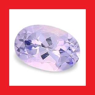 TANZANITE - HOT PERIWINKLE BLUE VIOLET OVAL FACET - 0.44cts