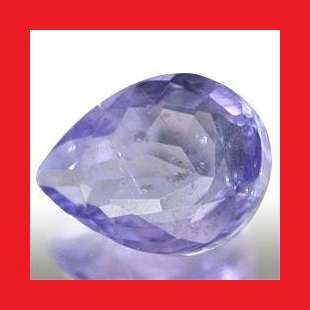 TANZANITE - PURPLE BLUE PEAR FACET - 1.18cts