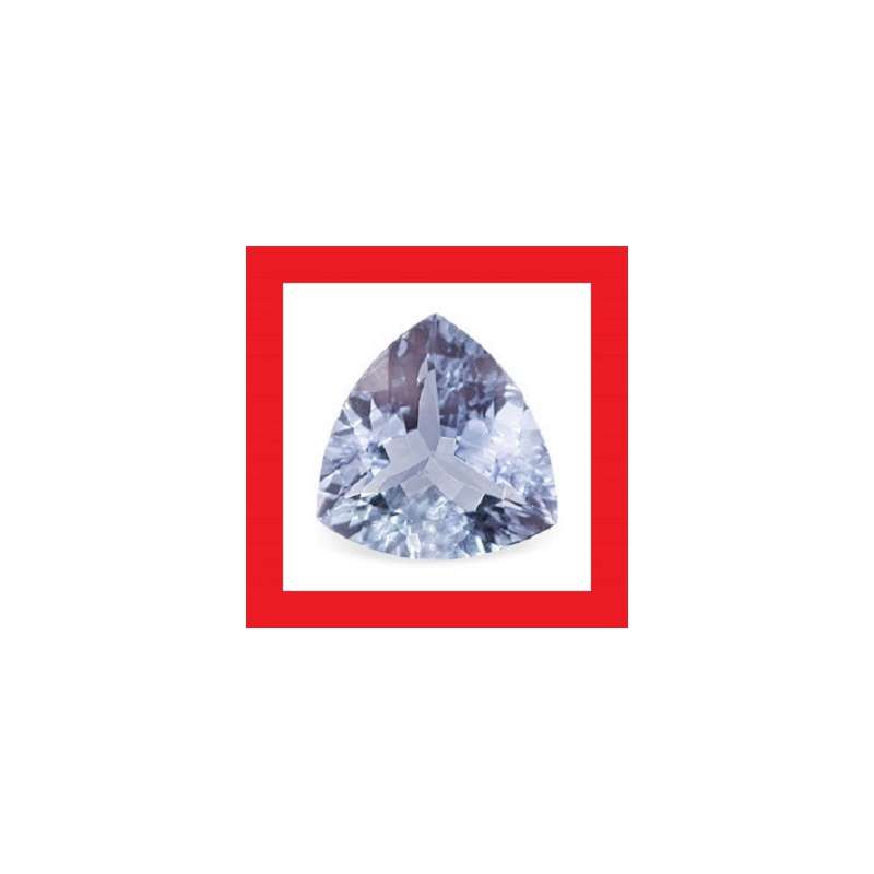 TANZANITE - VIBRANT LIGHT VIOLET BLUE TRILLIANT CUT - 0.07cts