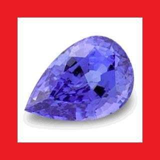 Tanzanite [Tanzania] - Faceted Pear Shape - 0.13cts