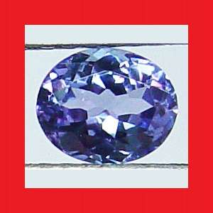 TANZANITE - VIOLET BLUE OVAL FACET - 0.58cts