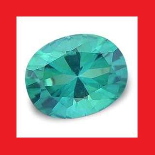TOPAZ - NEON GREEN BLUE OVAL FACET - 2.85cts
