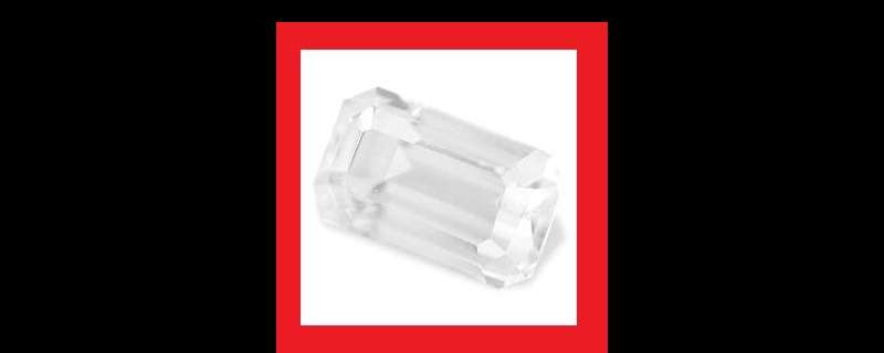 TOPAZ - DIAMOND WHITE OCTAGON FACET - 0.32cts