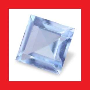 TOPAZ - SKY BLUE SQUARE FACET - 0.12cts