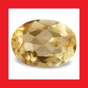 IMPERIAL TOPAZ - IMPERIAL ORANGE OVAL FACET - 0.270cts