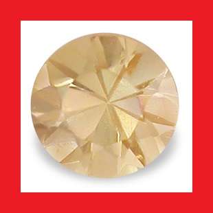 IMPERIAL TOPAZ - IMPERIAL ORANGE ROUND CUT - 0.215cts
